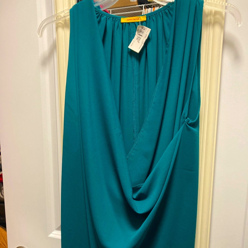 James Lacroix drape front dress